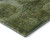 9' X 12' Artichoke Green And Beige Abstract Geometric Washable Area Rug With UV Protection