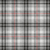 10' X 14' Black Red And Ivory Plaid Washable Area Rug With UV Protection
