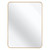 40" Gold Aluminum Framed Full Length Hanging Mirror