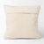 20" Cream And Beige Striped Cotton Blend Throw Pillow Cover