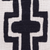20" Black And Ivory Geometric Cotton Blend Throw Pillow Cover