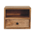 Solid Wood Two Drawer Floating Nightstand