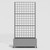 72" X 35" Gray Metal Rectangular Planter Box