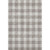 10' X 14' Taupe And Ivory Plaid Washable Area Rug With UV Protection