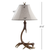 28" Brown Novelty Table Lamp With Globe Shade