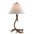 28" Brown Novelty Table Lamp With Globe Shade