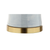 26" Gold Novelty Table Lamp With Drum Shade
