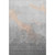 10' X 14' Peach And Gray Abstract Washable Area Rug With UV Protection