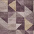 5' X 8' Plum And Wheat Geometric Washable Indoor Outdoor Area Rug