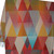 59" X 71" Off White Red And Yellow Geometric Throw Blanket