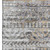 8' X 10' Gray Gold And Ivory Moroccan Washable Area Rug With UV Protection