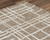 8' X 10' Brown Natural And Ivory Wool Geometric Hand Tufted Area Rug