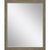 33" Light Brown Framed Accent Mirror