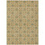 5' X 8' Gold And Copper Geometric Washable Indoor Outdoor Area Rug