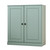 32" Sage Solid Wood Accent Cabinet With Two Doors