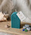 3" Teal Creamy Vanilla Scented Dimensional Form Candle Novelty Novelty