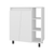 32" White Wood Sideboard With Two Doors