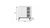 32" White Wood Sideboard With Two Doors