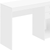48" White Wood Writing Desk With Two Drawers