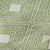 5' X 8' Artichoke Green And Ivory Geometric Washable Area Rug With UV Protection