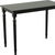 48" Black Solid Wood Rectangular Bar Table