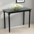 48" Black Solid Wood Rectangular Bar Table