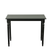 48" Black Solid Wood Rectangular Bar Table