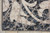 8' X 11' Ivory Charcoal and Gray Floral Distressed Non Skid Area Rug