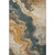 3' X 5' Linen Gray And Ivory Abstract Washable Area Rug With UV Protection