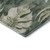 5' X 8' Fern Green And Sage Floral Washable Area Rug With UV Protection