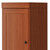 72" Coffee Solid Wood Two Door Pantry Or Storage Closet