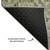 8' X 10' Fern Green And Beige Oriental Washable Area Rug With UV Protection