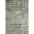 8' X 10' Olive Green Ivory And Gray Geometric Washable Area Rug With UV Protection
