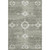 3' X 5' Olive Green And Ivory Floral Medallion Washable Area Rug With UV Protection