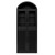 76" Black Wood Four Door Pantry Or Storage Closet