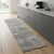 8' Gray And Light Gray New Zealand Lambs Wool Abstract Hand Carved Handmade Area Rug