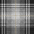10' X 14' Black Ivory And Gold Plaid Washable Area Rug With UV Protection