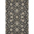10' X 14' Black Ivory And Gray Moroccan Washable Area Rug With UV Protection
