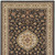 10' X 13' Ivory And Dark Blue Medallion Area Rug With Fringe