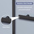 75" X 60" Tempered Glass Shower Door