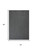 5' X 8' Gray And Beige Jute Hand Woven Area Rug