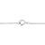 .925 Sterling Silver 3/4 Cttw Round and Baguette-Cut Diamond Open Heart 18" Pendant Necklace (I-J Color, I2-I3 Clarity)