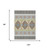 8' X 10' Gray And Green Southwestern Washable Indoor Outdoor Area Rug