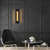 Black LED Dimmable Outdoor Hanging Light