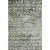 5' X 8' Olive Green Ivory And Gray Geometric Washable Area Rug With UV Protection