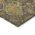 10' X 14' Chocolate Gold And Burgundy Ikat Washable Indoor Outdoor Area Rug