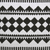 20" Black And Ivory Geometric Cotton Blend Throw Pillow Cover