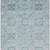10' X 14' Aqua And Ivory Geometric Washable Area Rug With UV Protection
