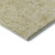 10' X 14' Gold And Beige Damask Washable Area Rug With UV Protection