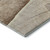 8' X 10' Brown And Beige Floral Washable Area Rug With UV Protection